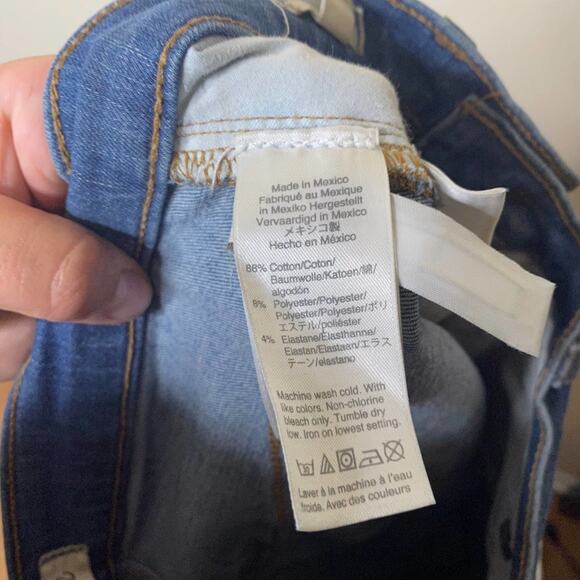 Madewell 11” High Rise Skinny Jeans Denim Medium Wash Size 26 - Picture 12 of 15